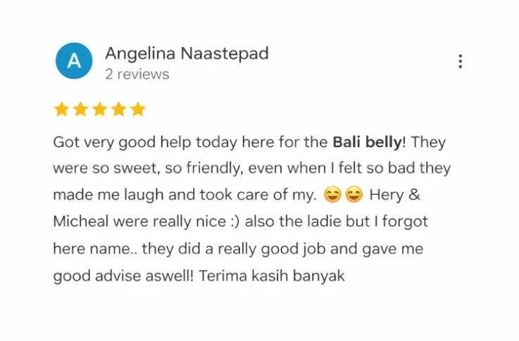 IV Bali Belly - testi 3